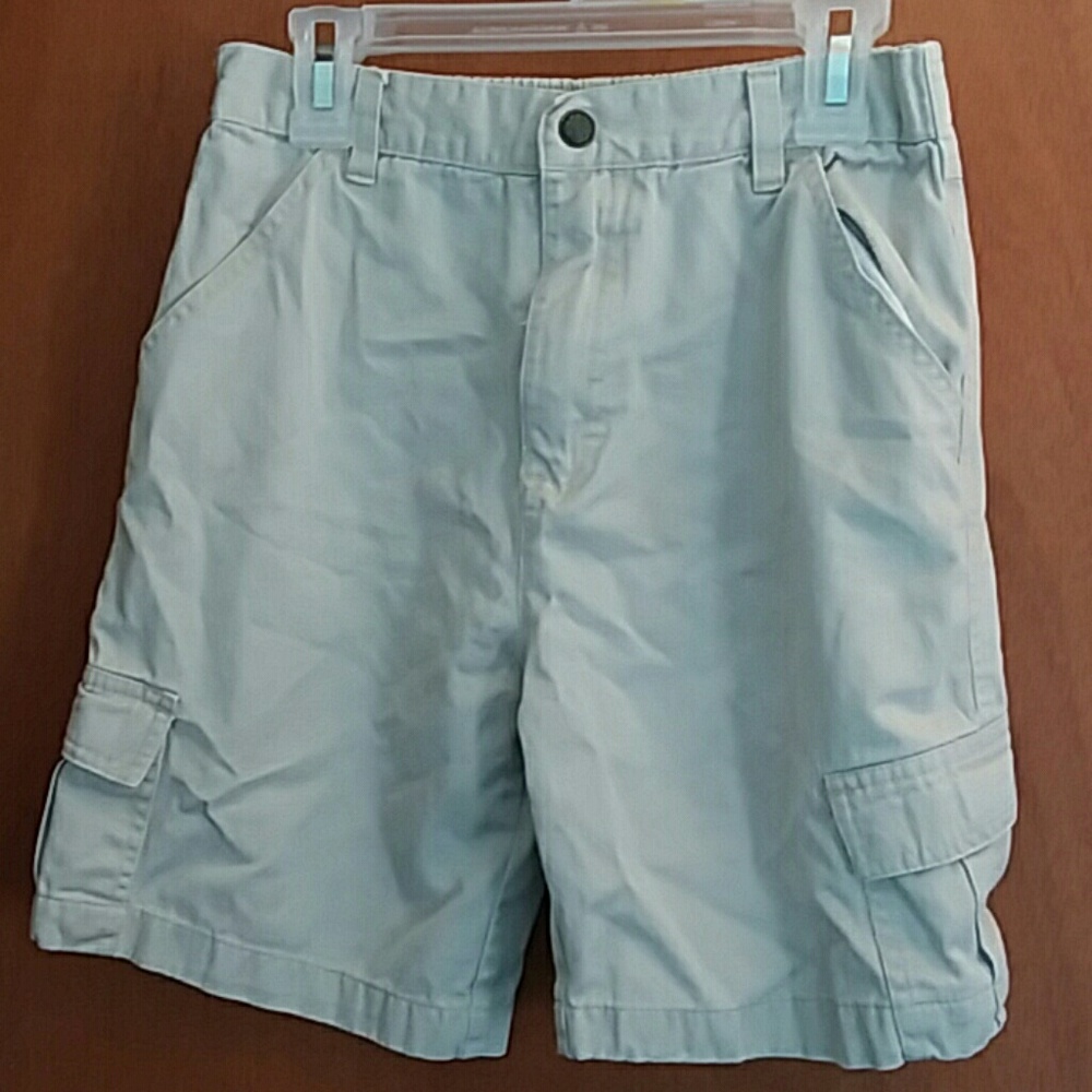 Boys Prides Landing Beige Cargo Shorts Size 7